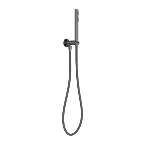 ZEN SS316L SHOWER ON BRACKET WITH OUTDOOR SHOWER HOSE GRAPHITE