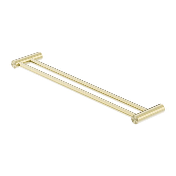 ZEN SS316L DOUBLE TOWEL RAIL 800MM BRUSHED GOLD