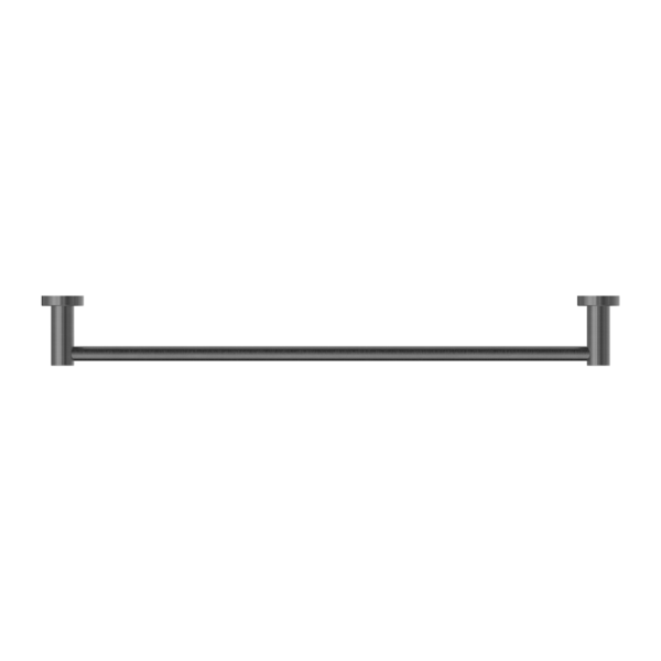 MECCA SINGLE TOWEL RAIL 800MM GUN METAL