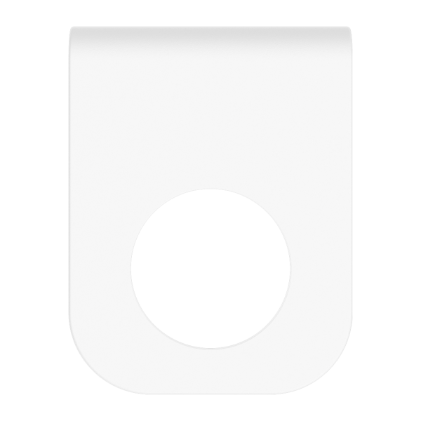 MECCA SOAP BOTTLE HOLDER MATTE WHITE