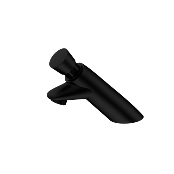 SS316 LEAD FREE TIMEFLOW PUSH BUTTON PILLAR TAP PVD BLACK