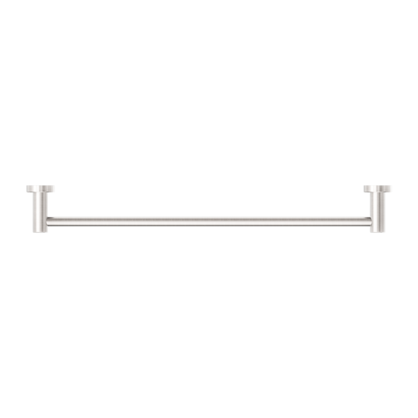 CLASSIC SINGLE TOWEL RAIL 800MM BRUSHED NICKEL