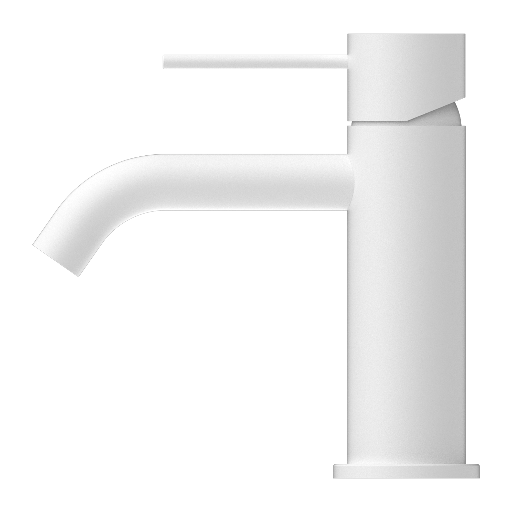 MECCA BASIN MIXER MATTE WHITE