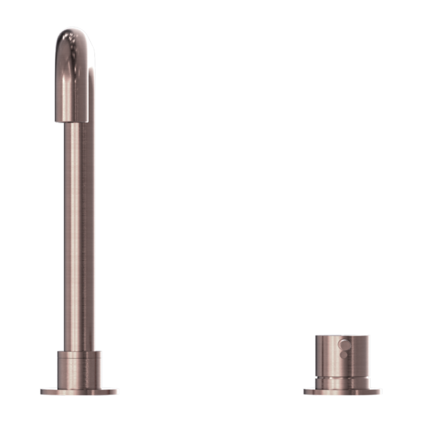 MECCA HOB BASIN MIXER SQUARE SWIVEL SPOUT BRUSHED BRONZE