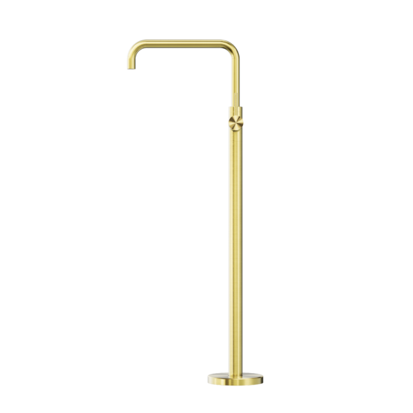 MECCA FREESTANDING BATH MIXER SQUARE SHAPE BRUSHED GOLD