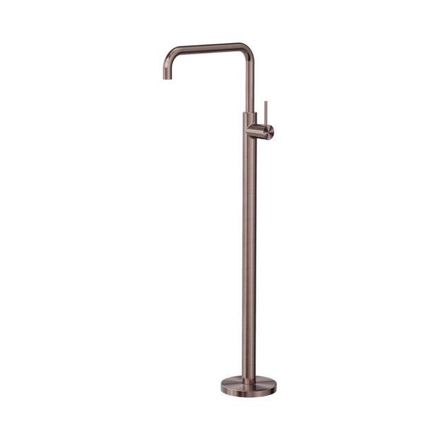 MECCA FREESTANDING BATH MIXER SQUARE SHAPE BRUSHED BRONZE