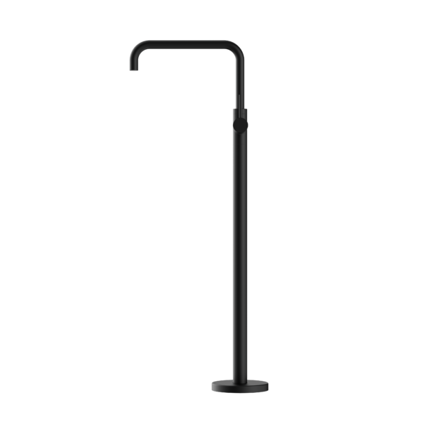 MECCA FREESTANDING BATH MIXER SQUARE SHAPE MATTE BLACK