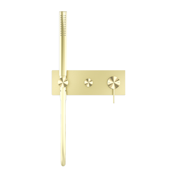MECCA SHOWER MIXER DIVERTOR SYSTEM BRUSHED GOLD