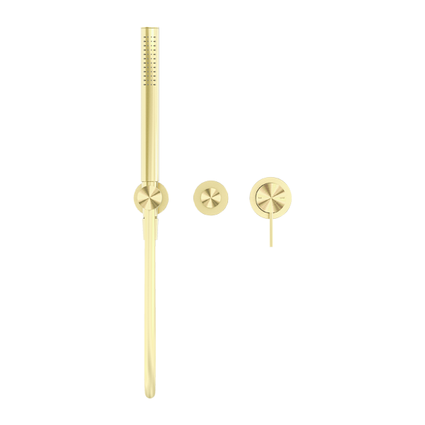 MECCA SHOWER MIXER DIVERTOR SYSTEM SEPARATE BACK PLATE BRUSHED GOLD