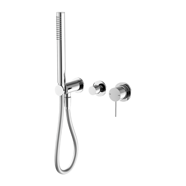 MECCA SHOWER MIXER DIVERTOR SYSTEM SEPARATE BACK PLATE CHROME