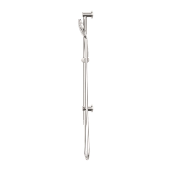 MECCA SHOWER RAIL WITH AIR SHOWER BRUSHED NICKEL