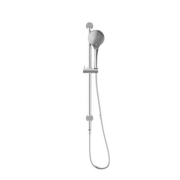 MECCA SHOWER RAIL WITH AIR SHOWER CHROME