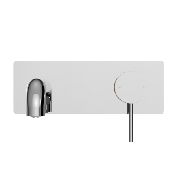 MECCA WALL BASIN/BATH MIXER 120MM CHROME