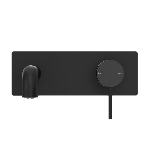 MECCA WALL BASIN/BATH MIXER 120MM MATTE BLACK