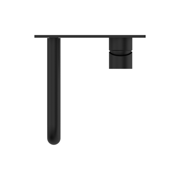 MECCA WALL BASIN/BATH MIXER 120MM MATTE BLACK