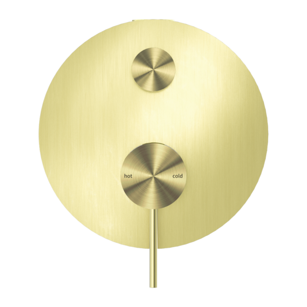 MECCA SHOWER MIXER WITH DIVERTOR BRUSHED GOLD