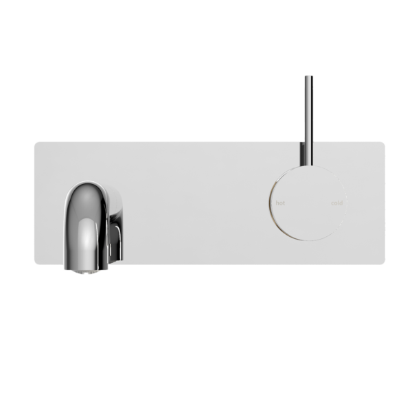 MECCA WALL BASIN/BATH MIXER HANDLE UP 160MM CHROME