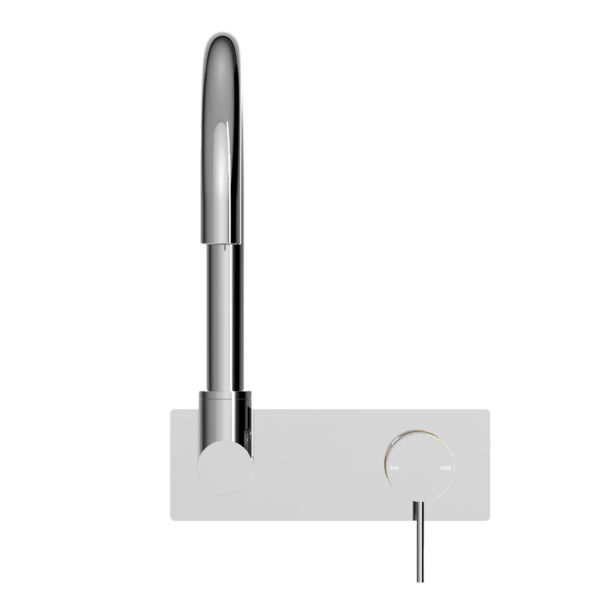 MECCA WALL BASIN/BATH MIXER SWIVEL SPOUT CHROME