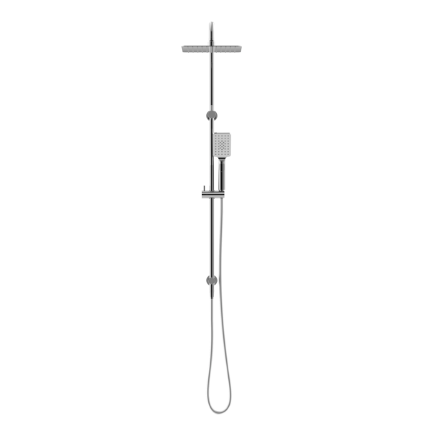 SQUARE PROJECT TWIN SHOWER CHROME