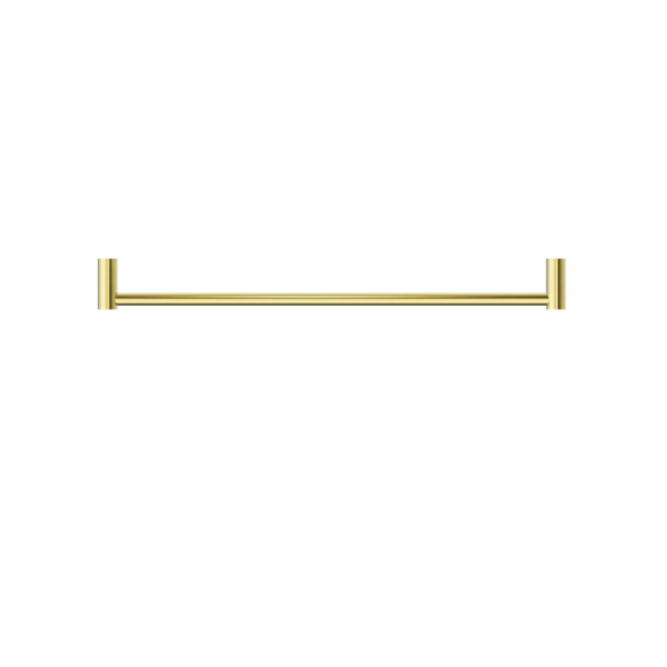 NEW MECCA SINGLE TOWEL RAIL 800MM BRUSHED GOLD