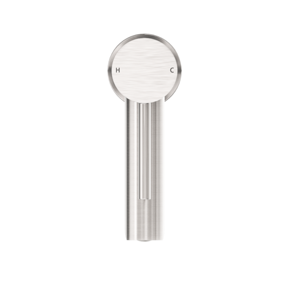 DOLCE BASIN MIXER STRAIGHT SPOUT BRUSHED NICKEL