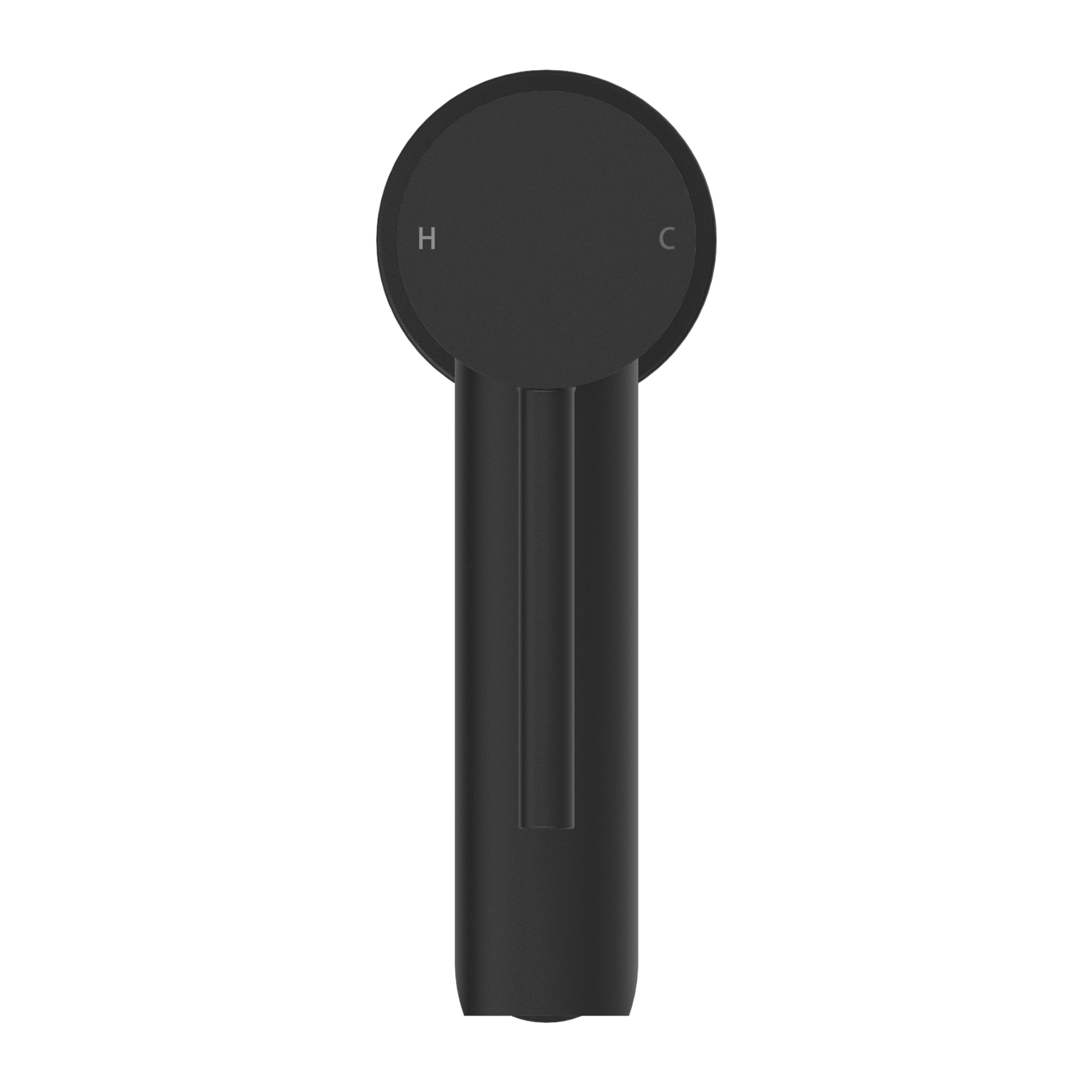 DOLCE BASIN MIXER STRAIGHT SPOUT MATTE BLACK
