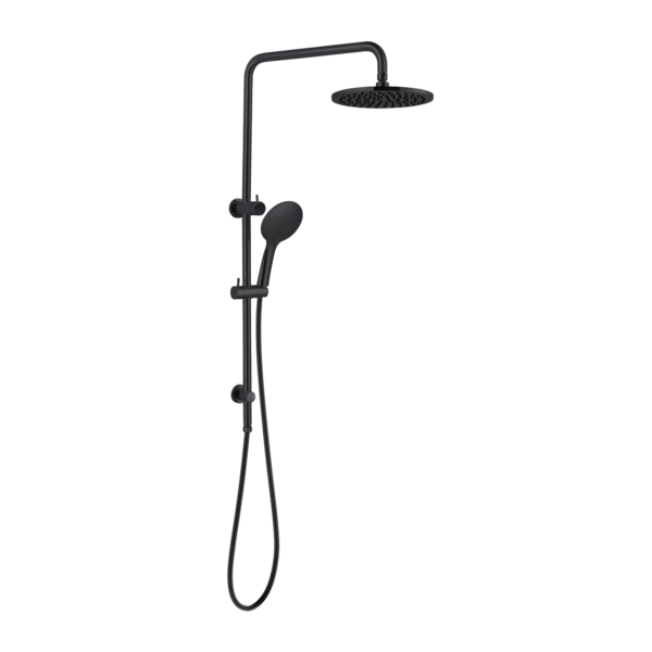 ROUND TWIN SHOWER MATTE BLACK
