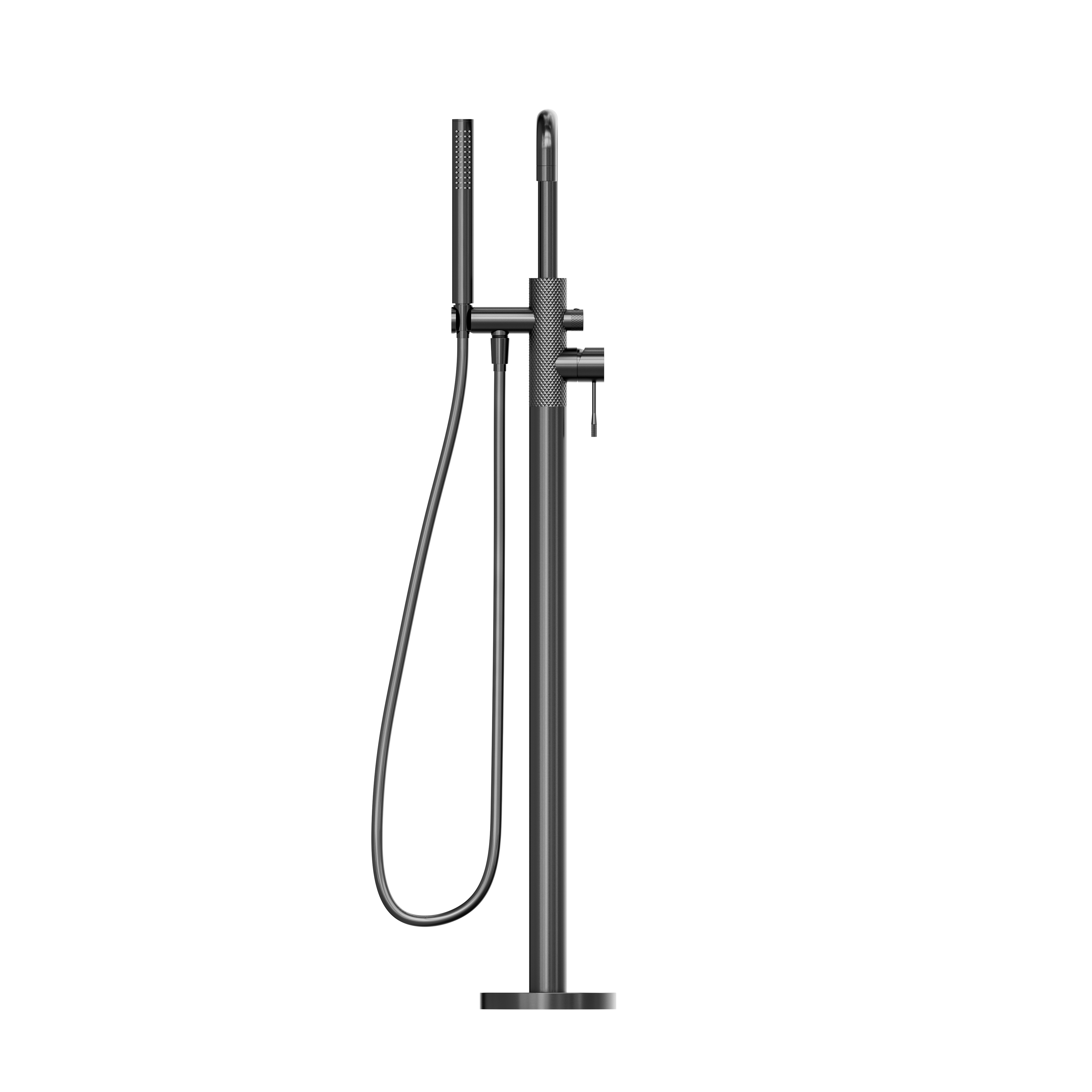 OPAL FREESTANDING BATH MIXER WITH HAND SHOWER GRAPHITE
