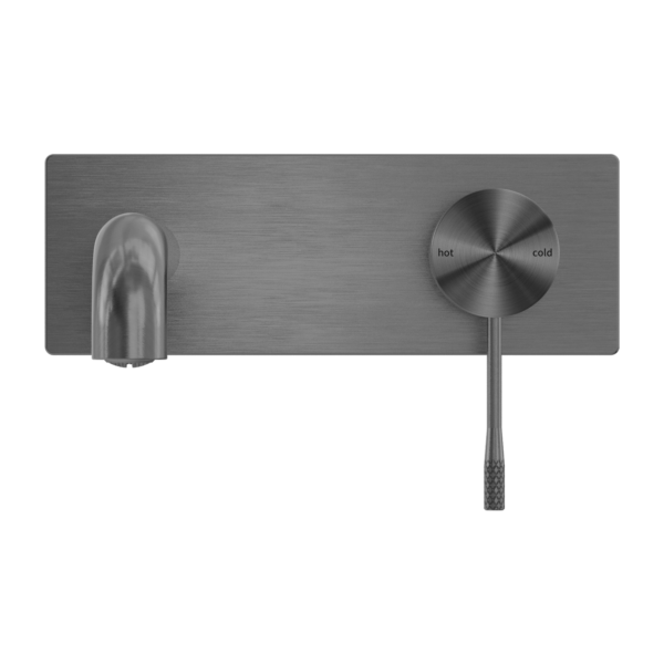 OPAL WALL BASIN/BATH MIXER 160MM GRAPHITE