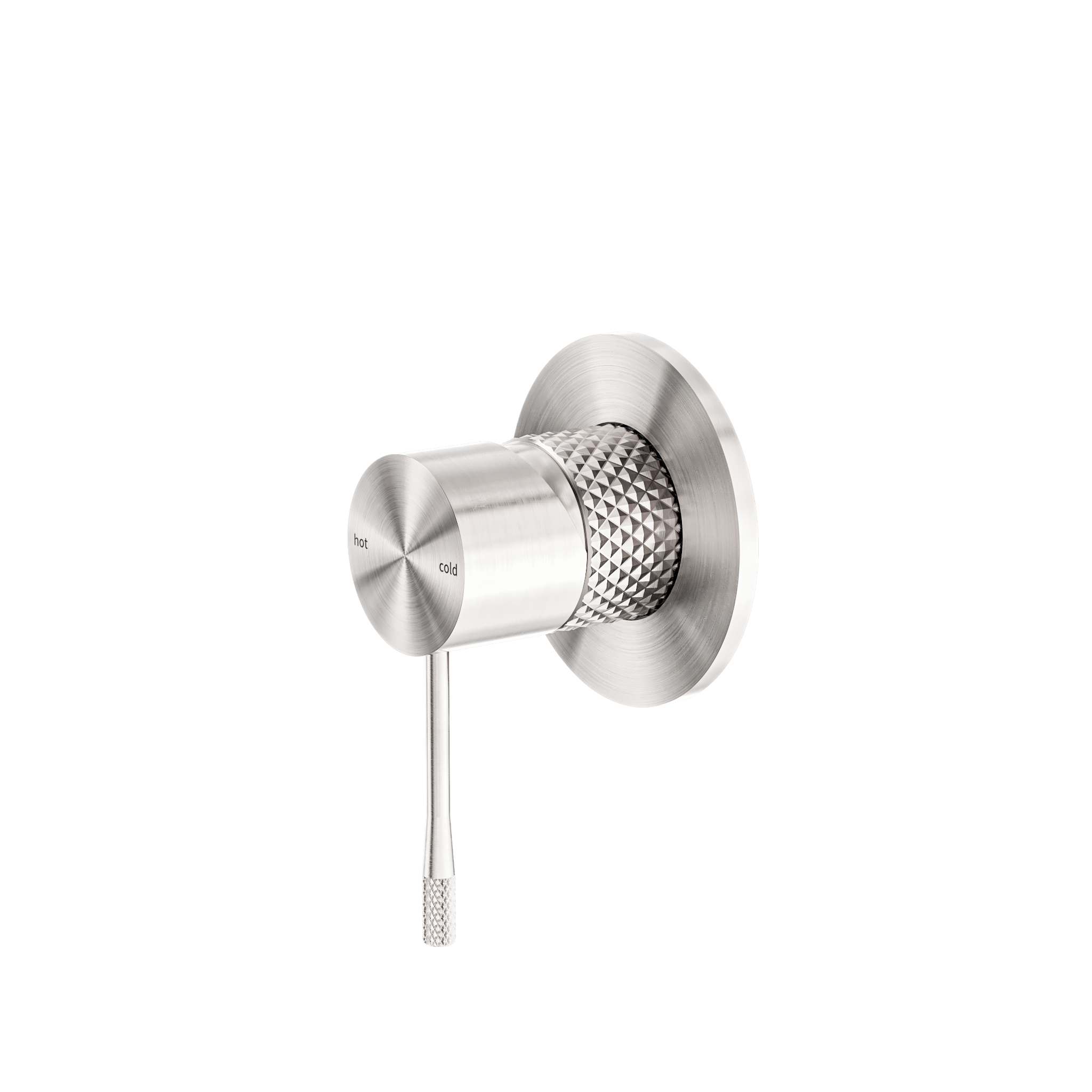 OPAL SHOWER MIXER 80MM PLATE BRUSHED NICKEL