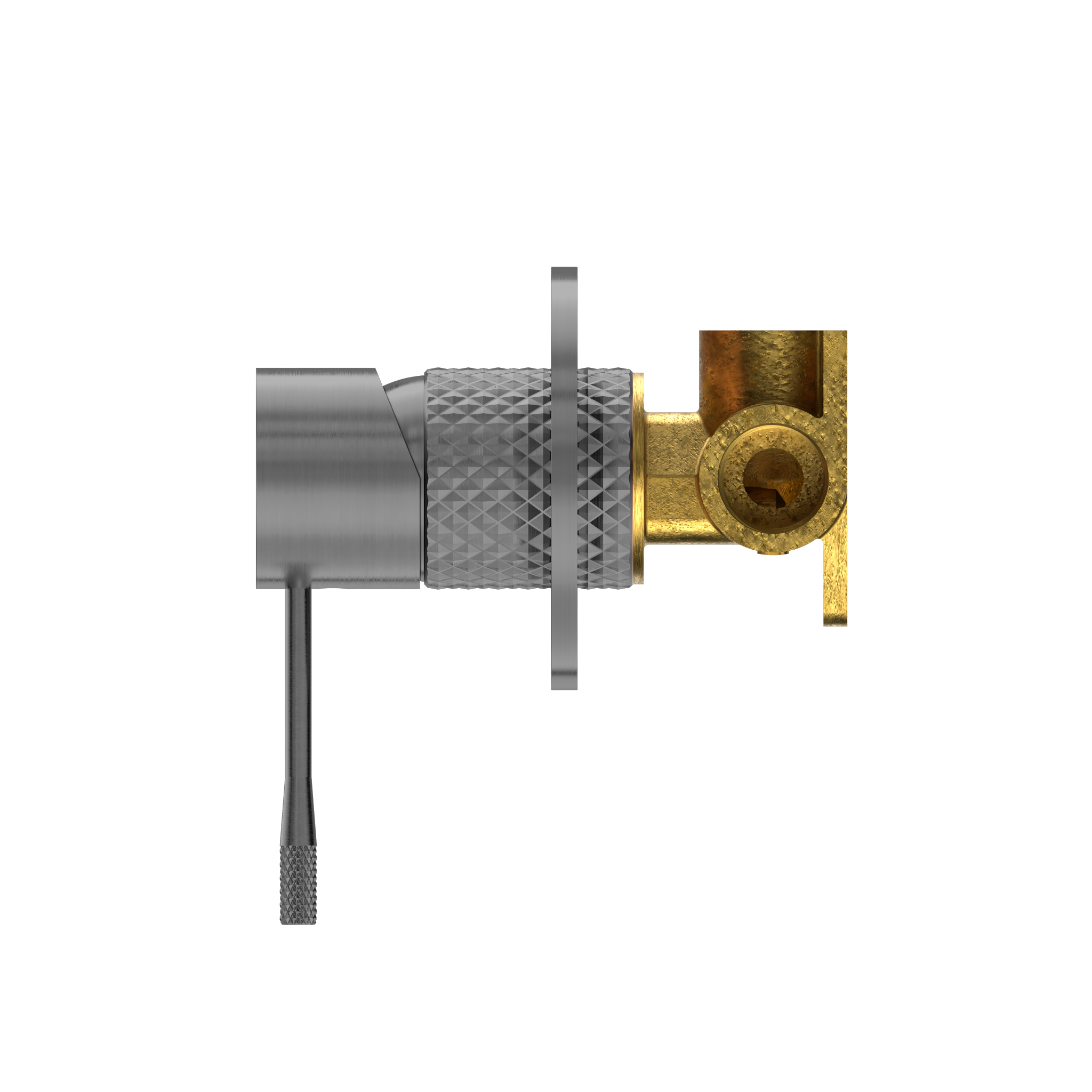 OPAL SHOWER MIXER 80MM PLATE GRAPHITE