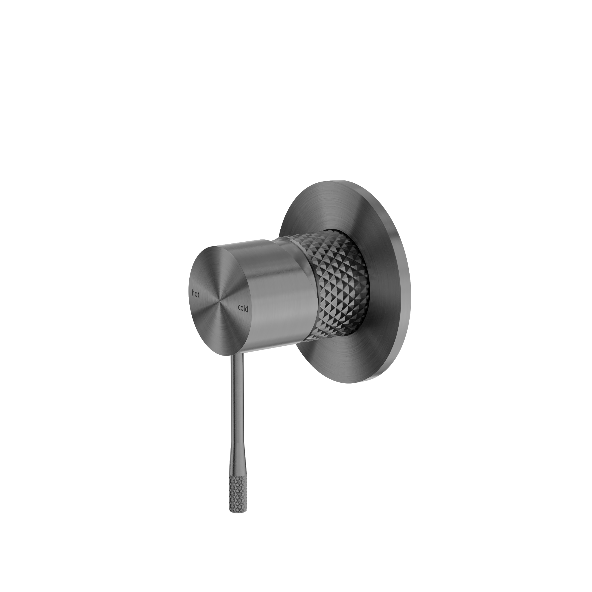 OPAL SHOWER MIXER 80MM PLATE GRAPHITE