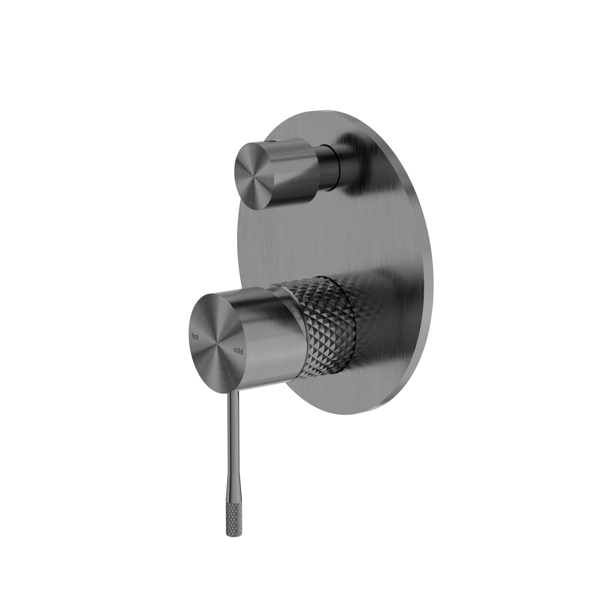 OPAL SHOWER MIXER WITH DIVERTOR GRAPHITE