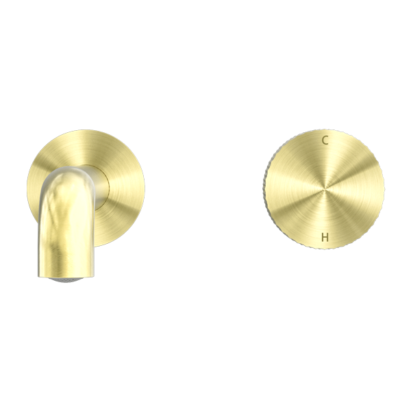 OPAL PROGRESSIVE WALL BASIN/BATH SET 230MM BRUSHED GOLD