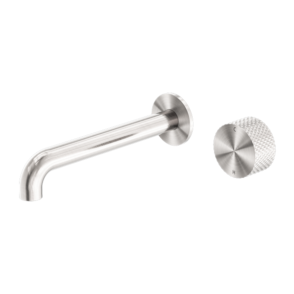 OPAL PROGRESSIVE WALL BASIN/BATH SET 160MM BRUSHED NICKEL