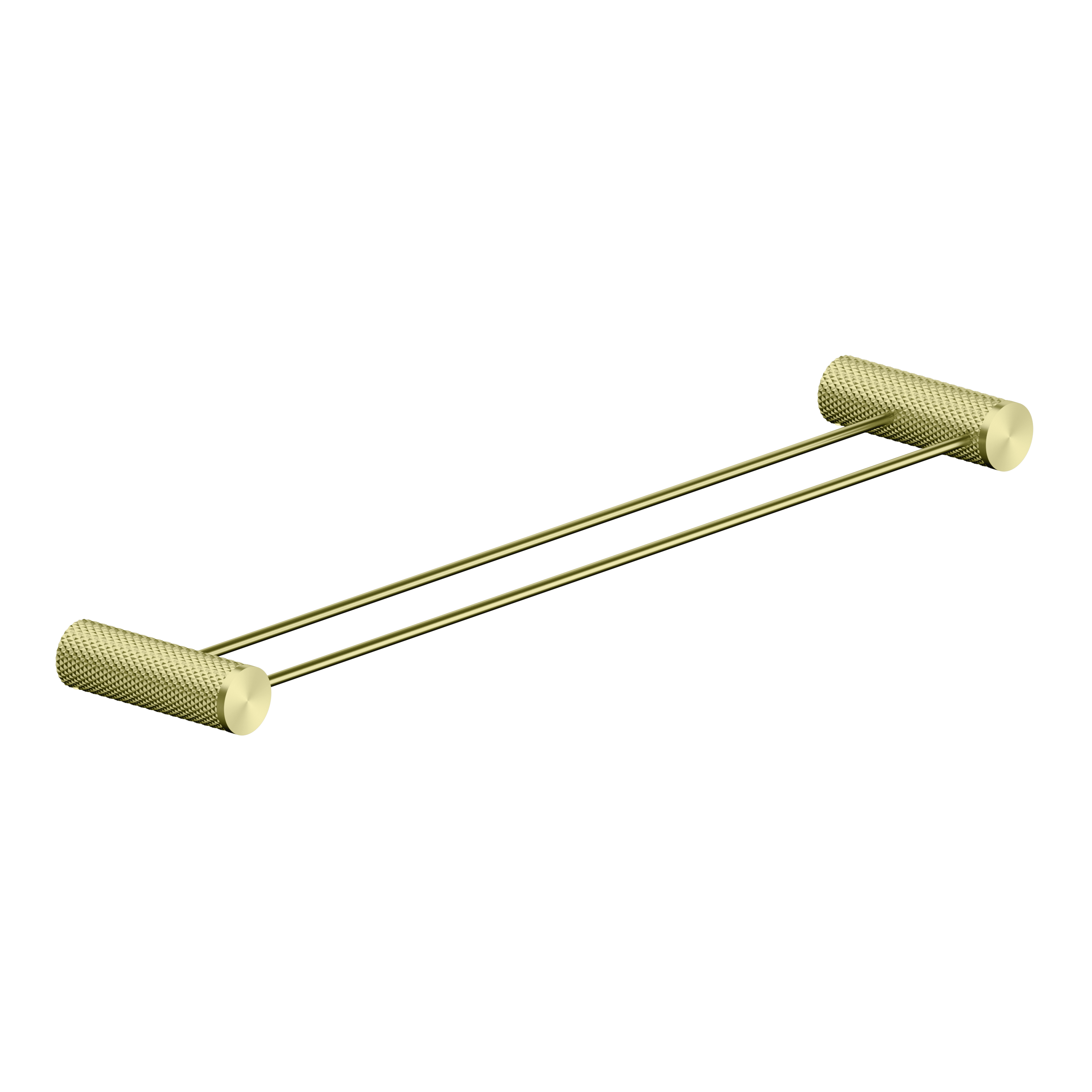 OPAL DOUBLE TOWEL RAIL 600MM BRUSHED GOLD