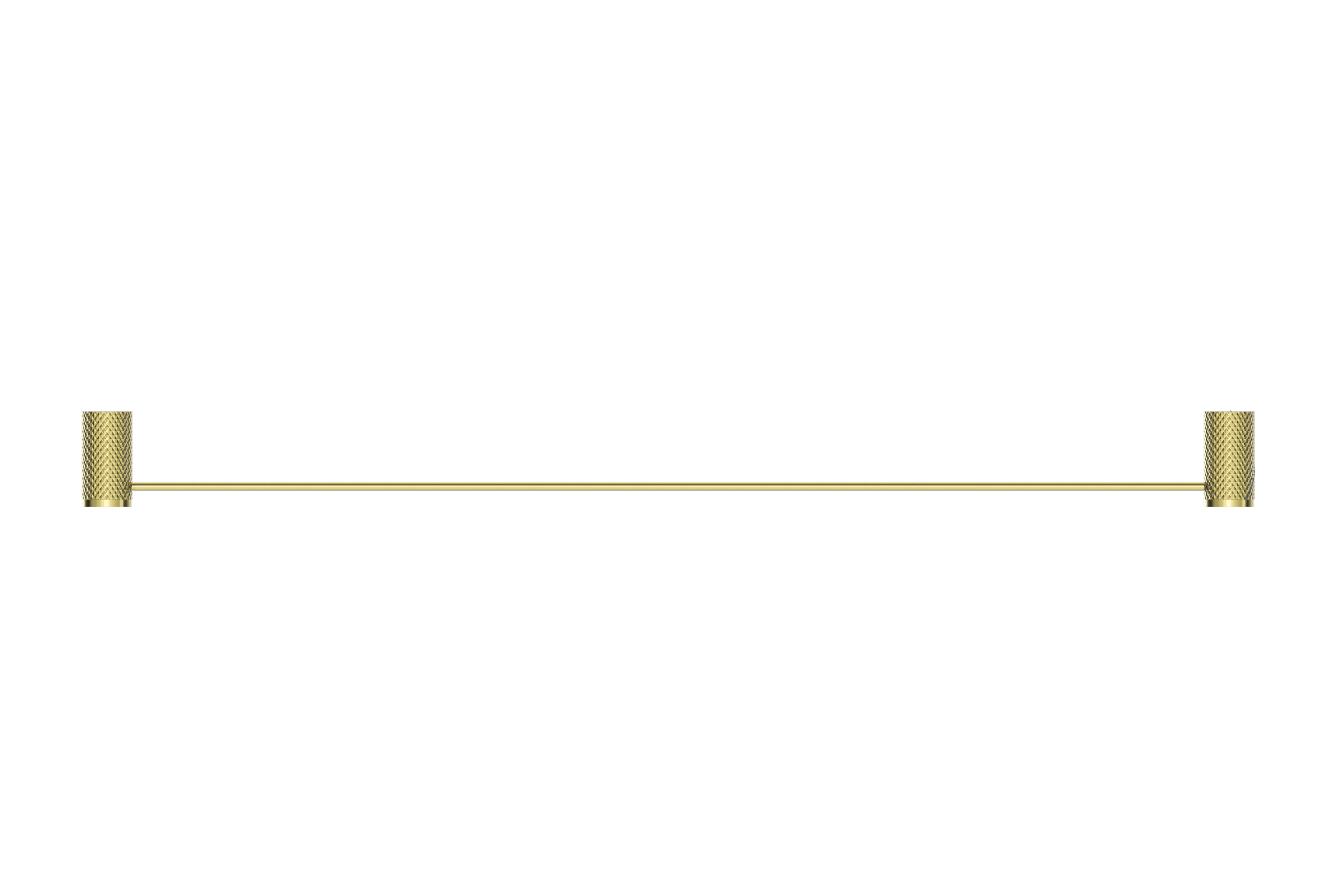 OPAL SINGLE TOWEL RAIL 800MM BRUSHED GOLD