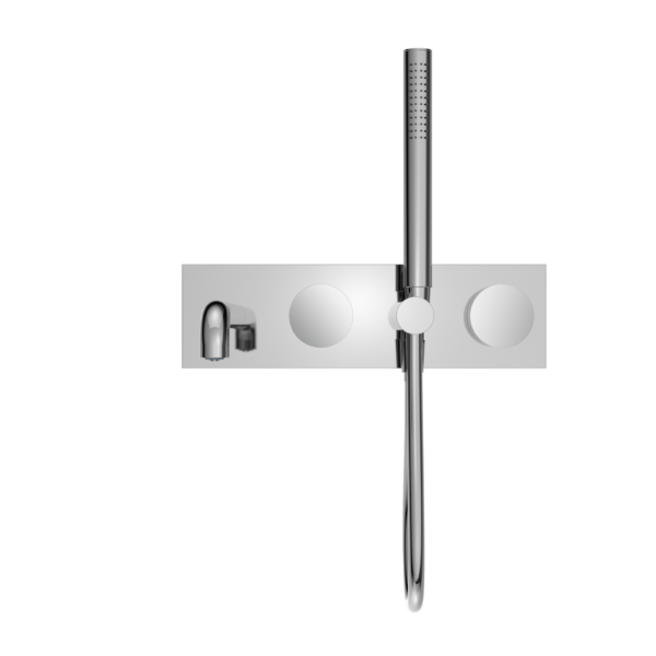 KARA PROGRESSIVE SHOWER SYSTEM WITH SPOUT 230MM CHROME