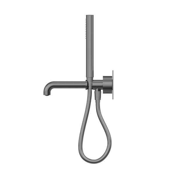 KARA PROGRESSIVE SHOWER SYSTEM WITH SPOUT 230MM GUN METAL