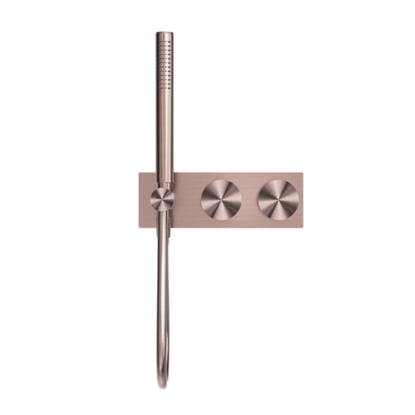 KARA PROGRESSIVE SHOWER SYSTEM SEPARATE PLATE BRUSHED BRONZE