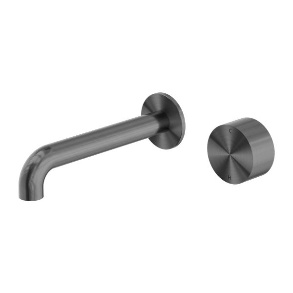 KARA PROGRESSIVE WALL BASIN/BATH SET 120MM GUN METAL