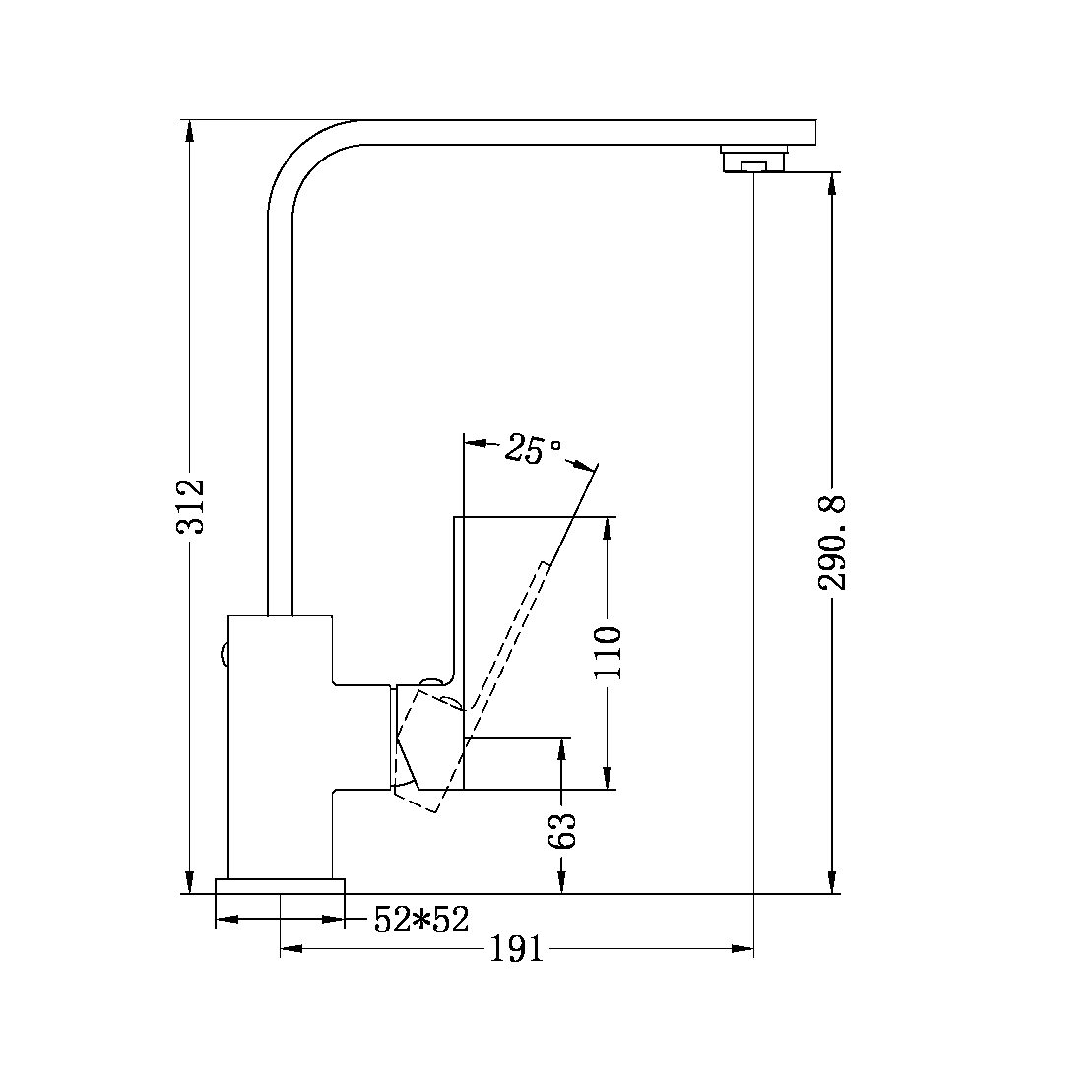 CELIA KITCHEN MIXER BUILDERS RANGE CHROME