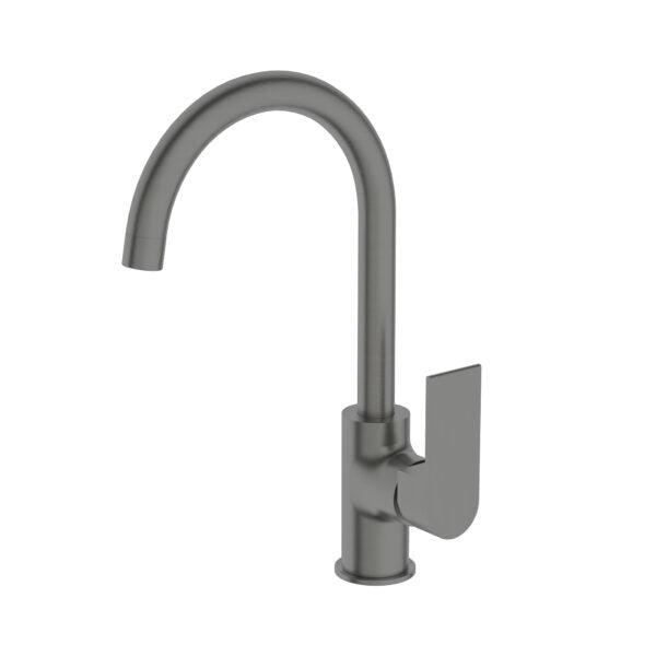 BIANCA KITCHEN MIXER GOOSENECK SPOUT GUN METAL