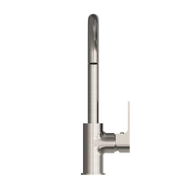 BIANCA KITCHEN MIXER GOOSENECK SPOUT BRUSHED NICKEL