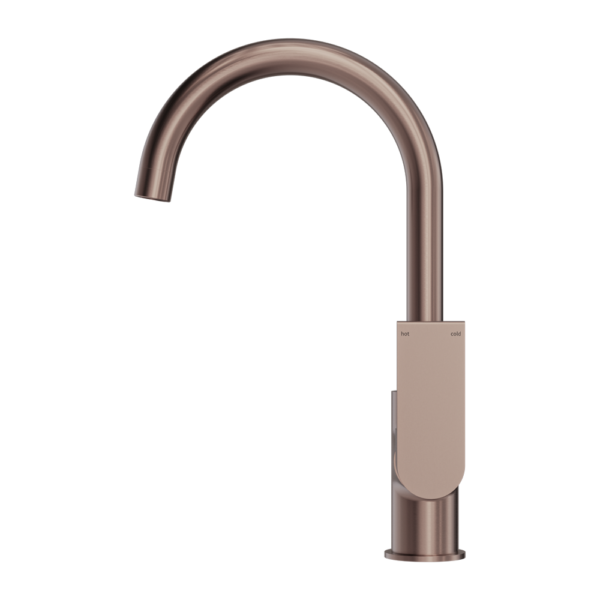 BIANCA KITCHEN MIXER GOOSENECK SPOUT BRUSHED BRONZE