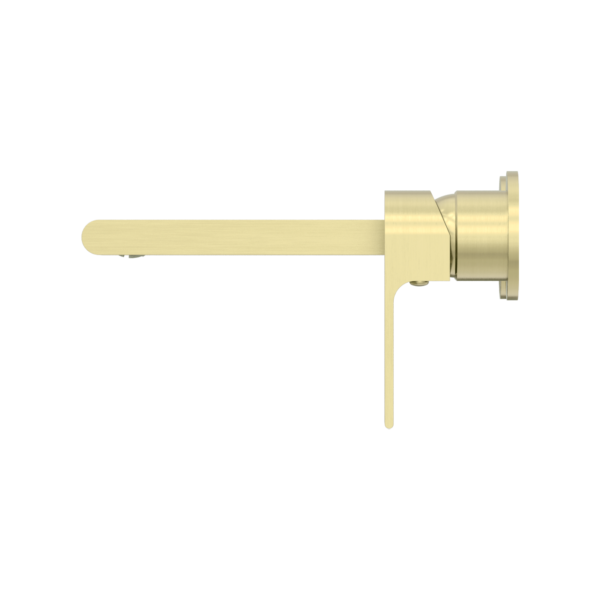 BIANCA WALL BASIN/BATH MIXER SEPARATE BACK PLATE 187MM BRUSHED GOLD
