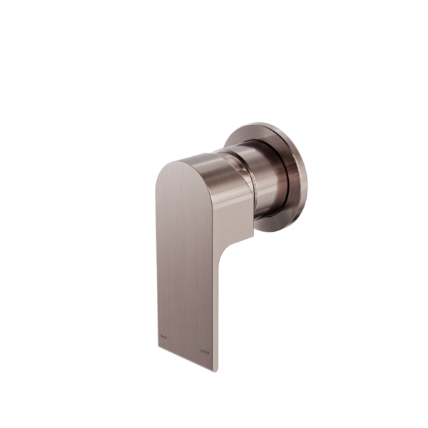 BIANCA SHOWER MIXER 60MM PLATE BRUSHED BRONZE