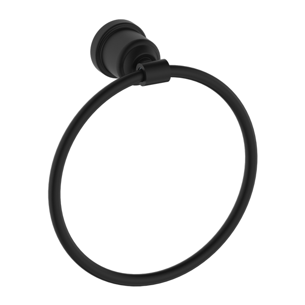 YORK TOWEL RING MATTE BLACK