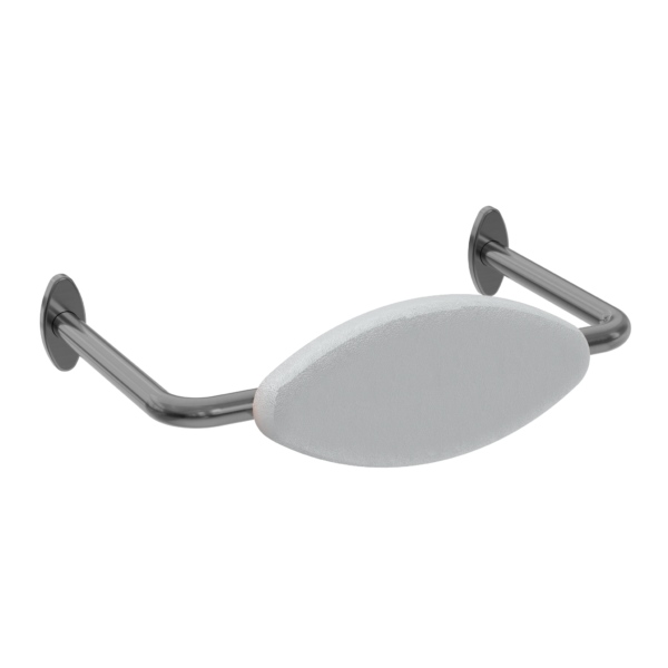 MECCA CARE DDA TOILET BACKREST GUN METAL