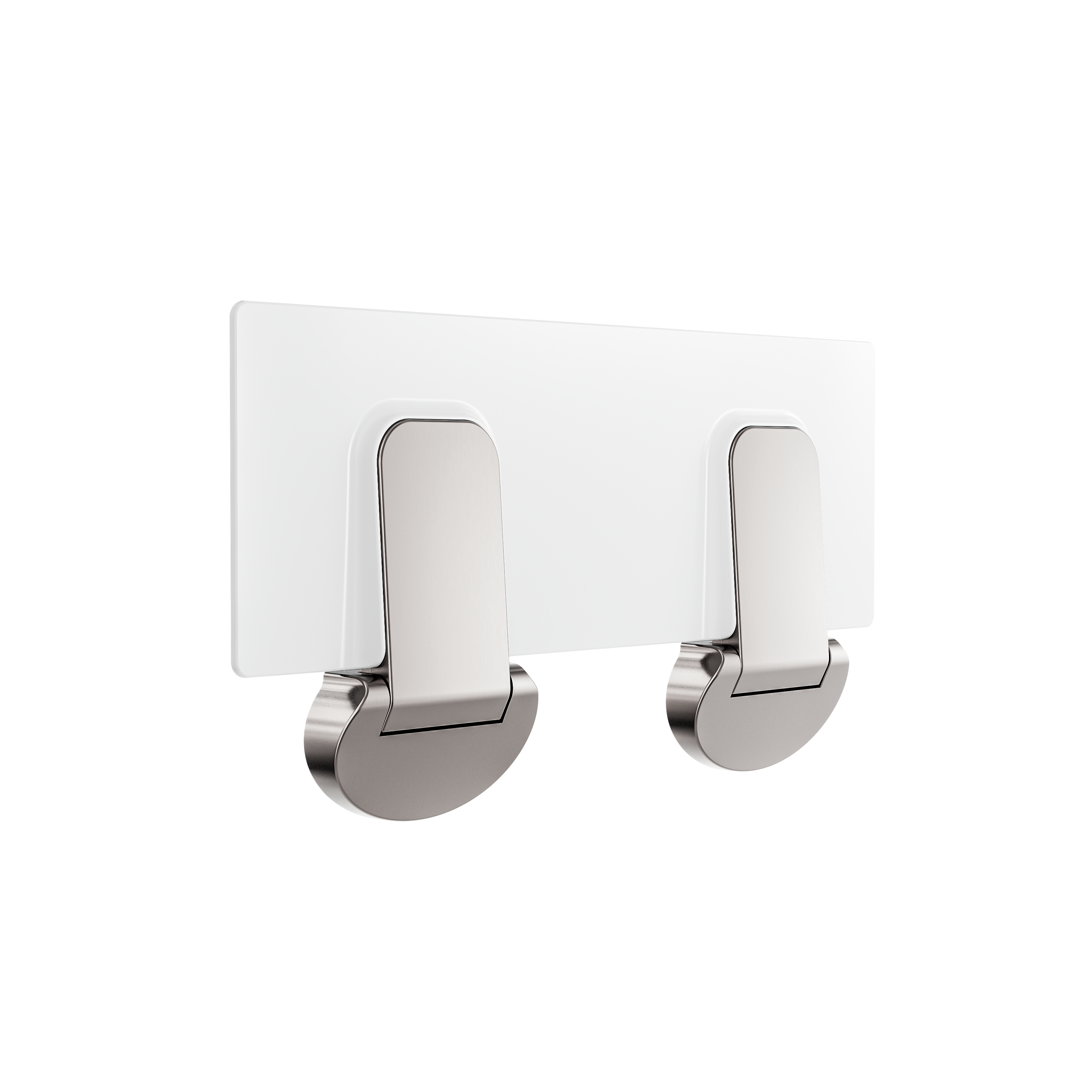 MECCA CARE SHOWER SEAT 960X330MM BRUSHED NICKEL